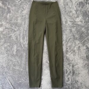 Lululemon Here to There High Rise Womens 4 Green Office Pant Travel Stretch Yoga